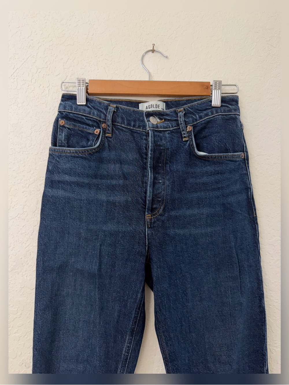 Agolde Riley High Rise Straight Crop Jeans - 25 - Picture 3 of 13